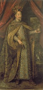 الإمبراطور ماتياس من النمسا في رداء التتويج البوهيمي ، c.1613